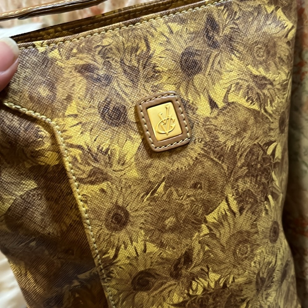 Vintage Vincent van gogh leather bucket bag like new condition - Picture 4 of 8